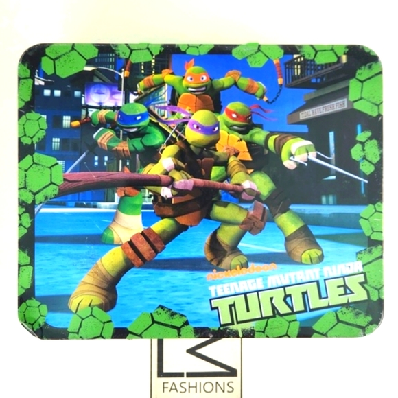 NICKELODEON Teenage Mutant Ninja Turtles 90s EUC Metal Lunchbox - Picture 12 of 16